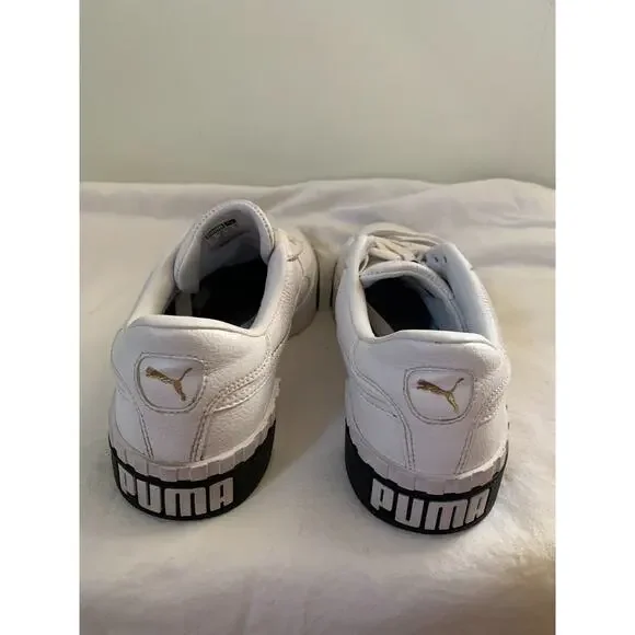 Puma Cali Platform Womens Size 9.5 White Sneakers Casual Shoes 369155-04 - Picture 7 of 12